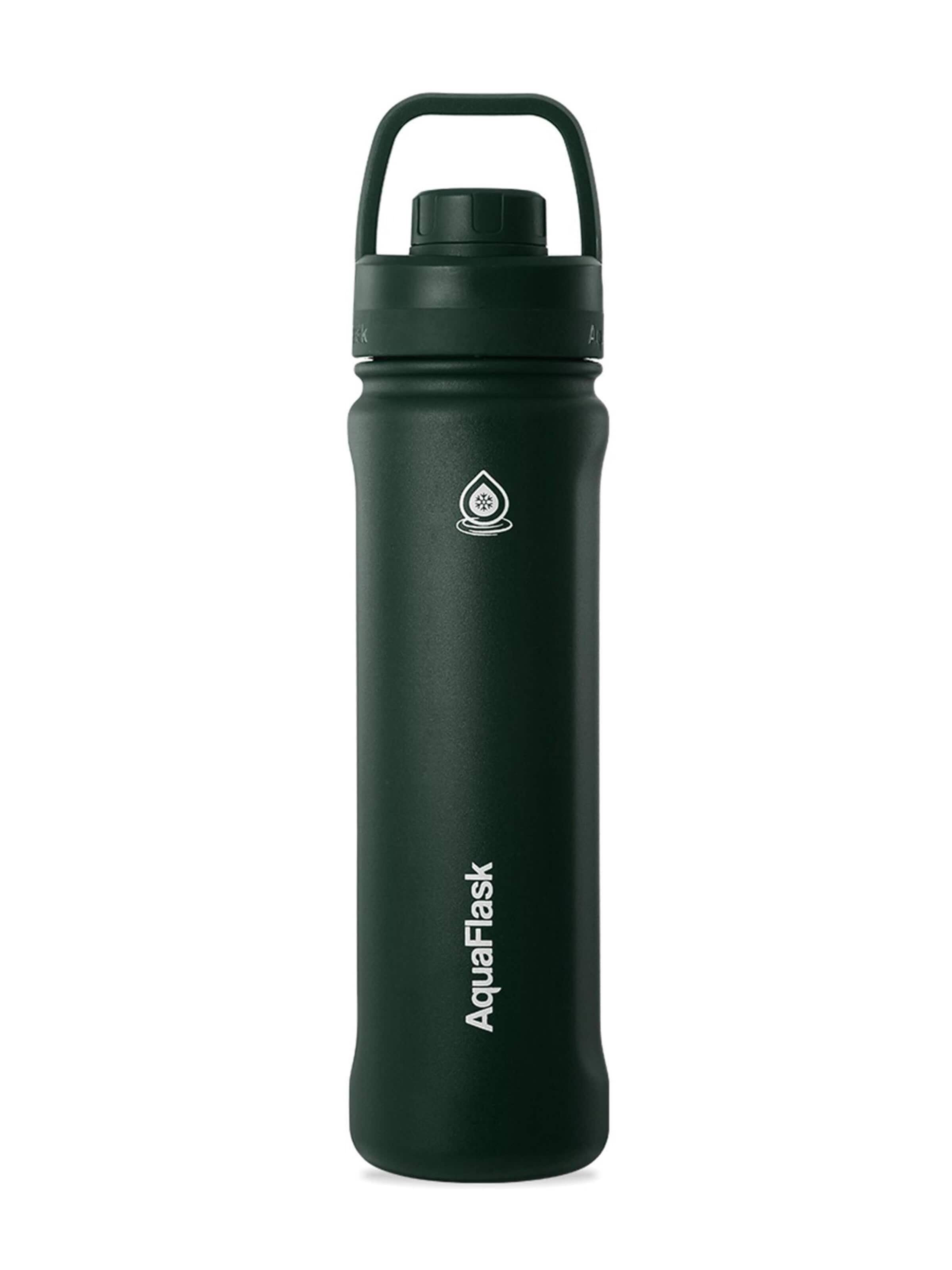 AquaFlask Láhev na vodu 'AquaFlask Termoláhev REGULAR+ 650 ml' – zelená: přední strana
