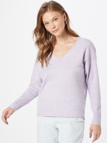 ONLY Sweter 'Rica' w kolorze fioletowy: przód