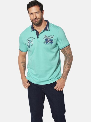 Jan Vanderstorm Shirt 'Olfgir' in Blauw: voorkant