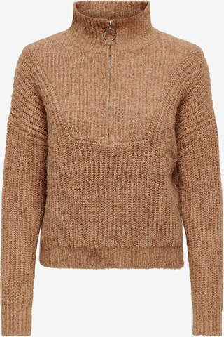 ONLY Pullover 'Emily' in Braun: predná strana