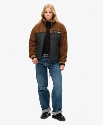 Superdry Winterjas in Bruin