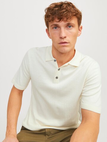 JACK & JONES Pullover 'JJEEmil' in Weiß