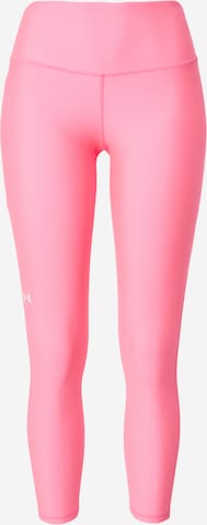 UNDER ARMOUR Скинни Спортивные штаны в Ярко-розовый: спереди