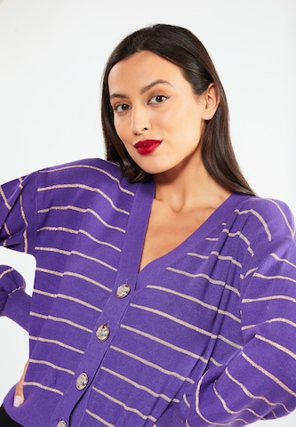 Cardigan faina en violet