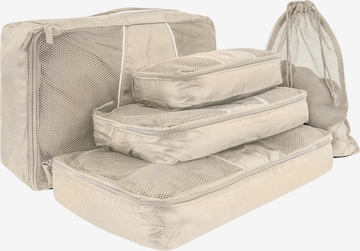 normani Laundry Bag 'Tunja' in Beige: front