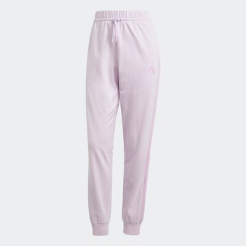 ADIDAS SPORTSWEAR Tapered Workout Pants in Purple: front