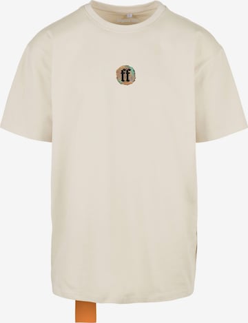 T-Shirt 'Falcon ' Forgotten Faces en beige : devant