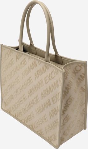 ARMANI EXCHANGE Shopper in Beige: front