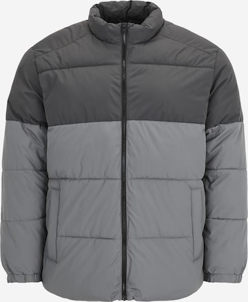 pilka Jack & Jones Plus Žieminė striukė 'JJMAZE': priekis