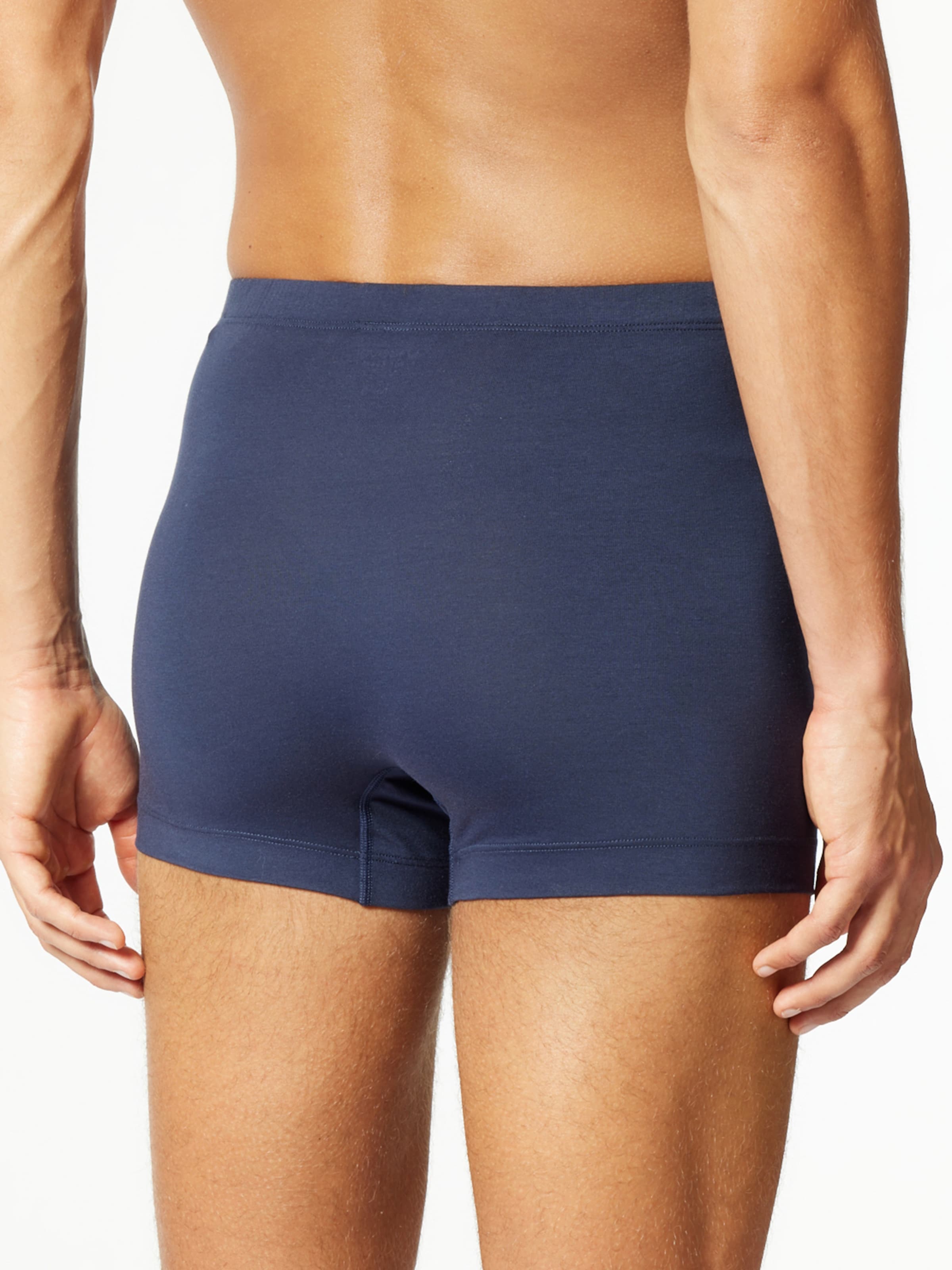 uncover by SCHIESSER Boxershorts ' Uncover Cotton ' in Blauw