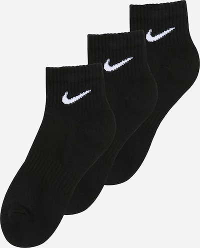 NIKE Sports socks 'Everyday Cush' in Black / White, Item view