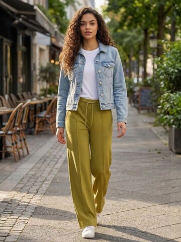 Wide Leg Pantalon Tommy Life en jaune