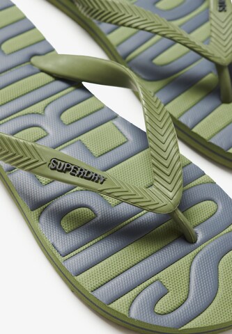 Superdry Teenslippers in Groen