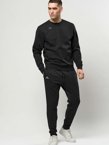 KAPPA Regular Trousers ' Logo Caseri ' in Black