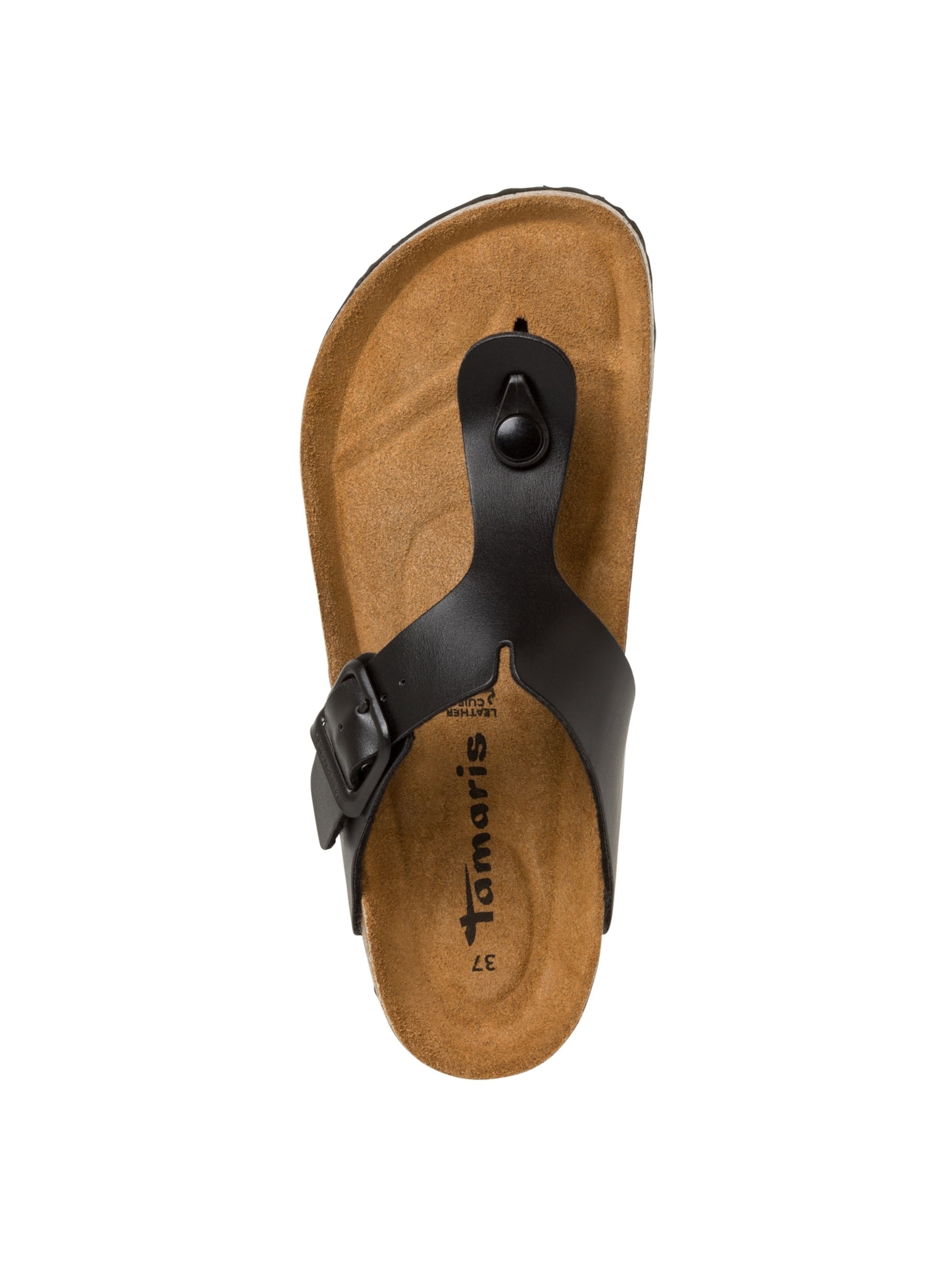 Tamaris Teenslipper in Zwart