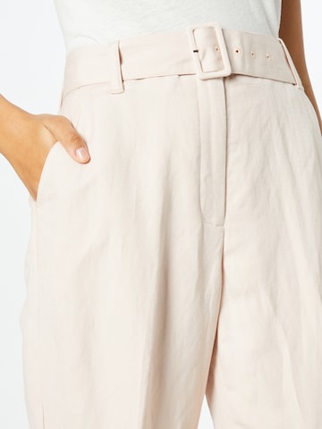 Wide Leg Pantalon à plis Club Monaco en rose