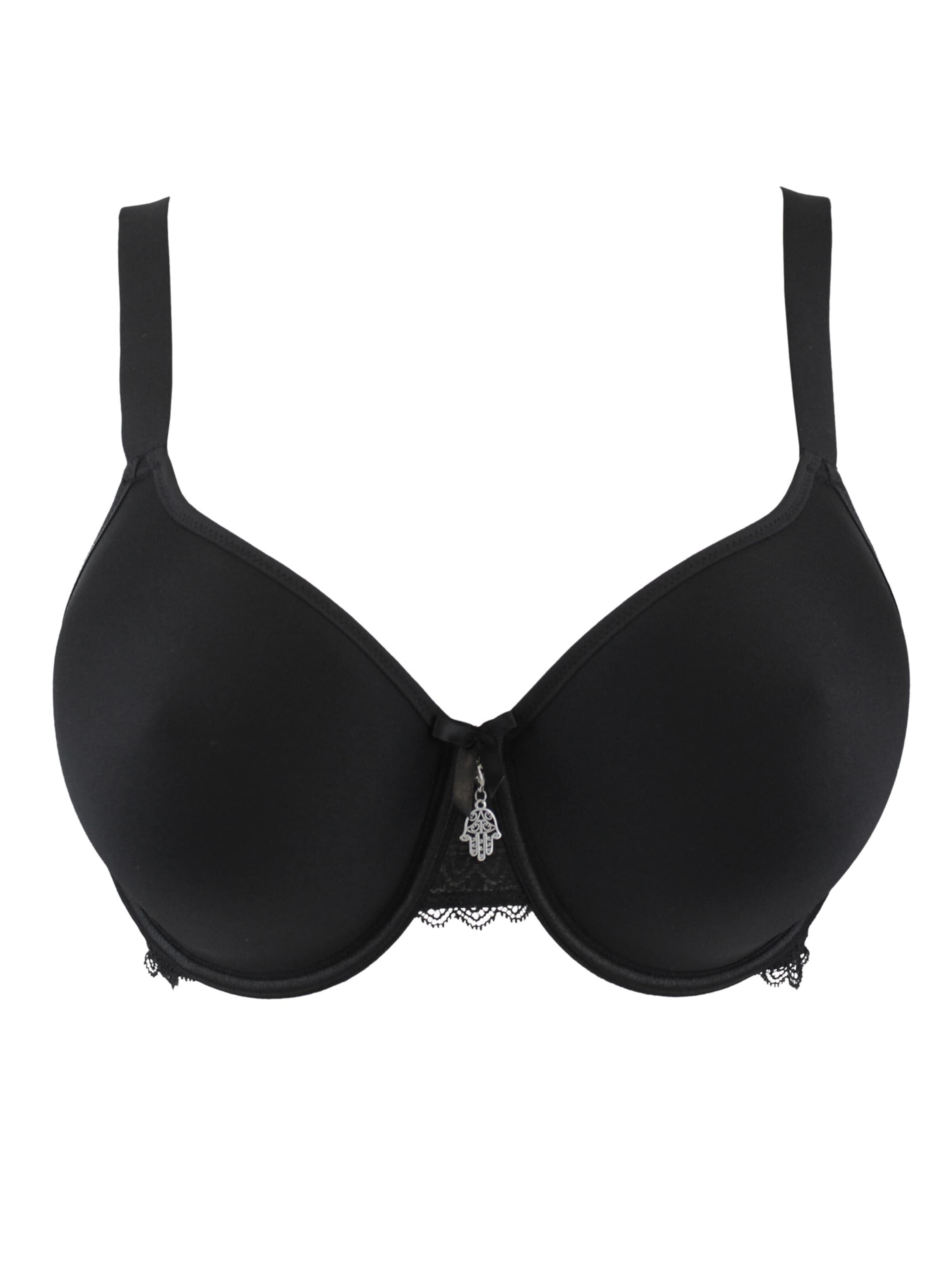 SugarShape Bra in Black: front