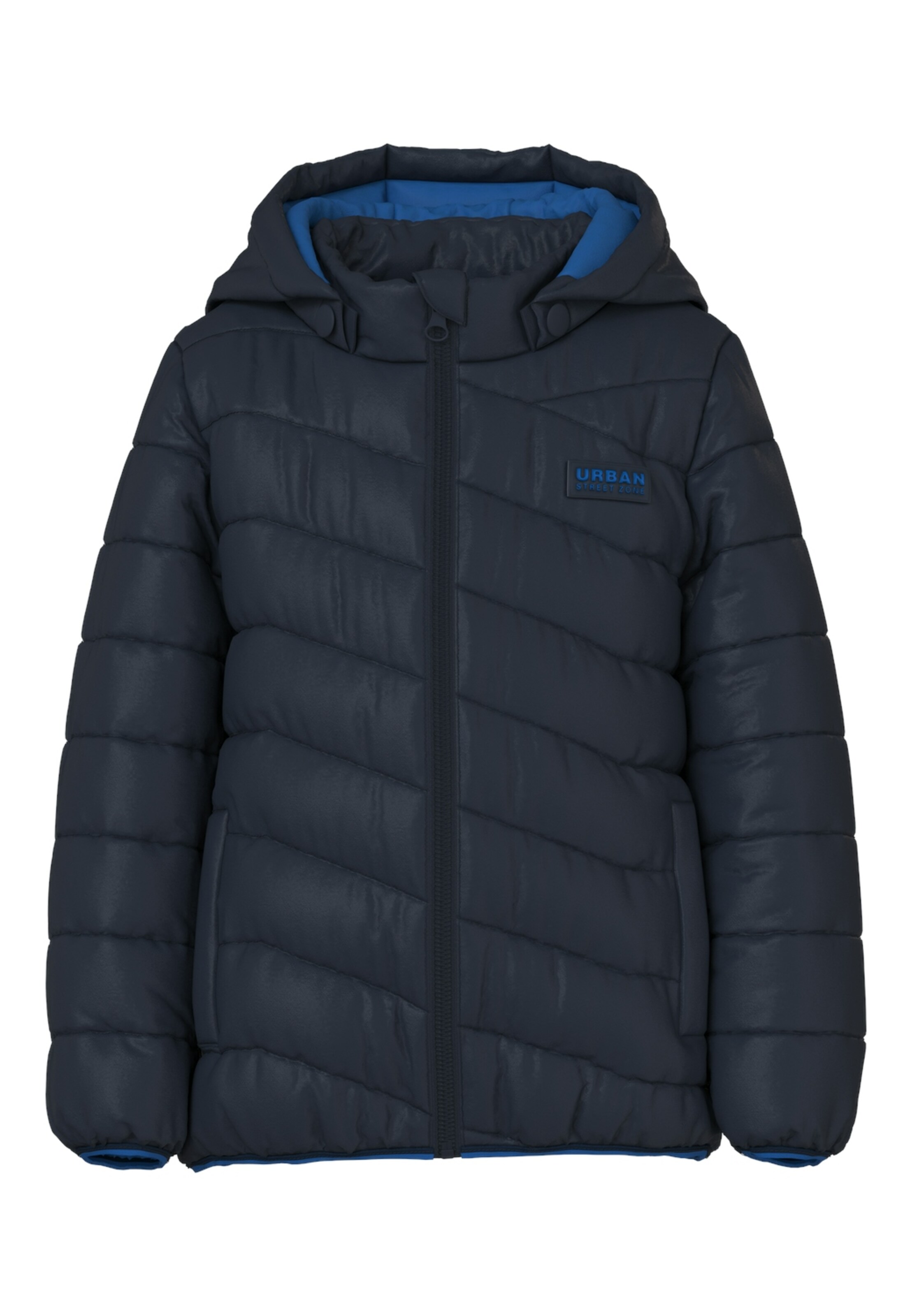 NAME IT Zimná bunda - Modrá: predná strana