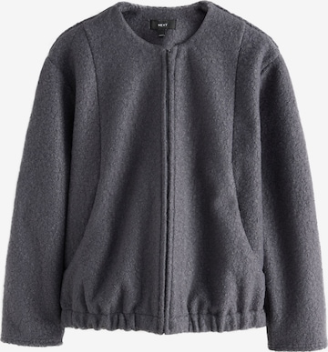 Next Välikausitakki värissä harmaa: etupuoli