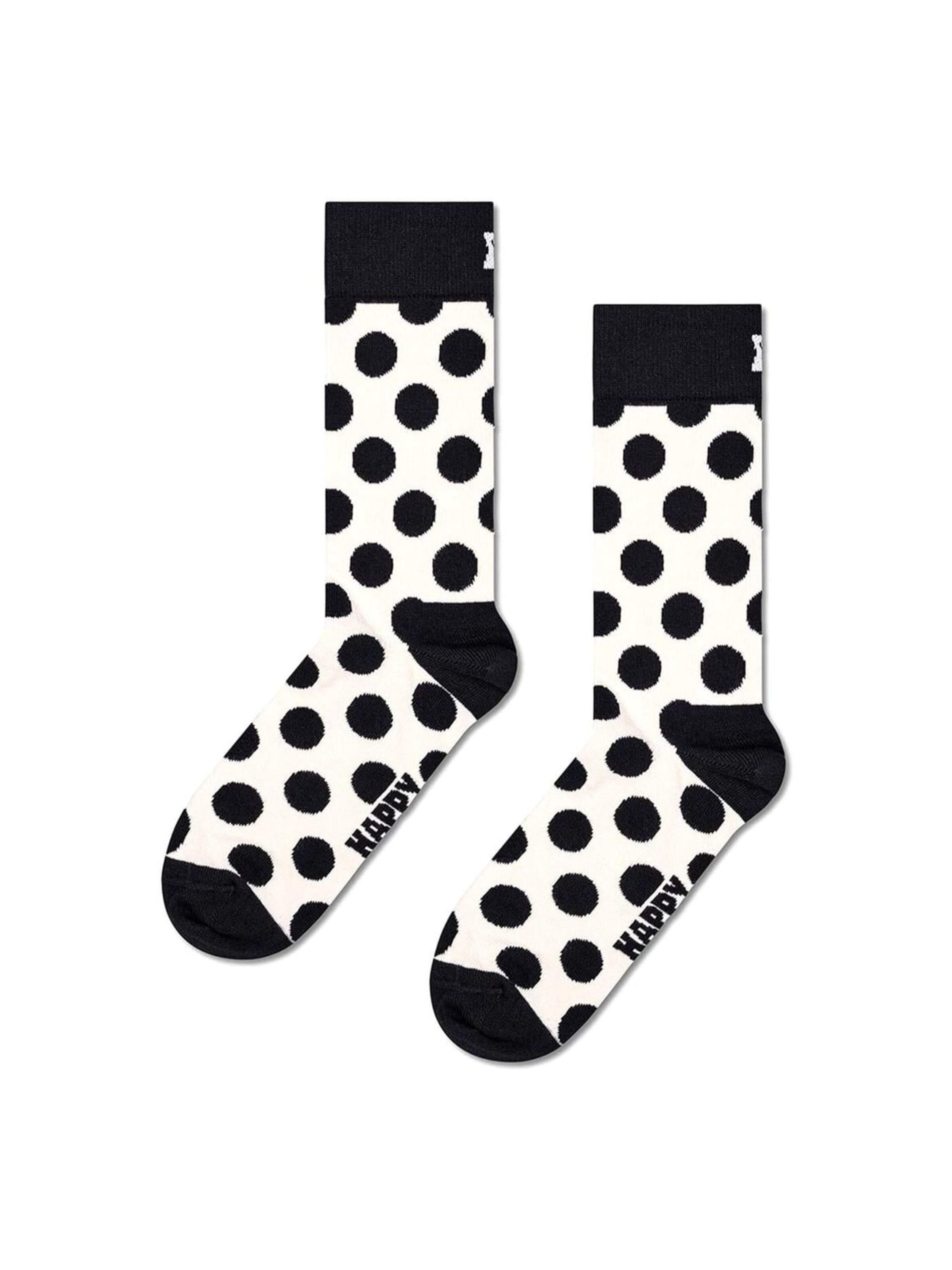 Happy Socks Skarpety 'Big Dot Sock White' w kolorze mieszane kolory: przód