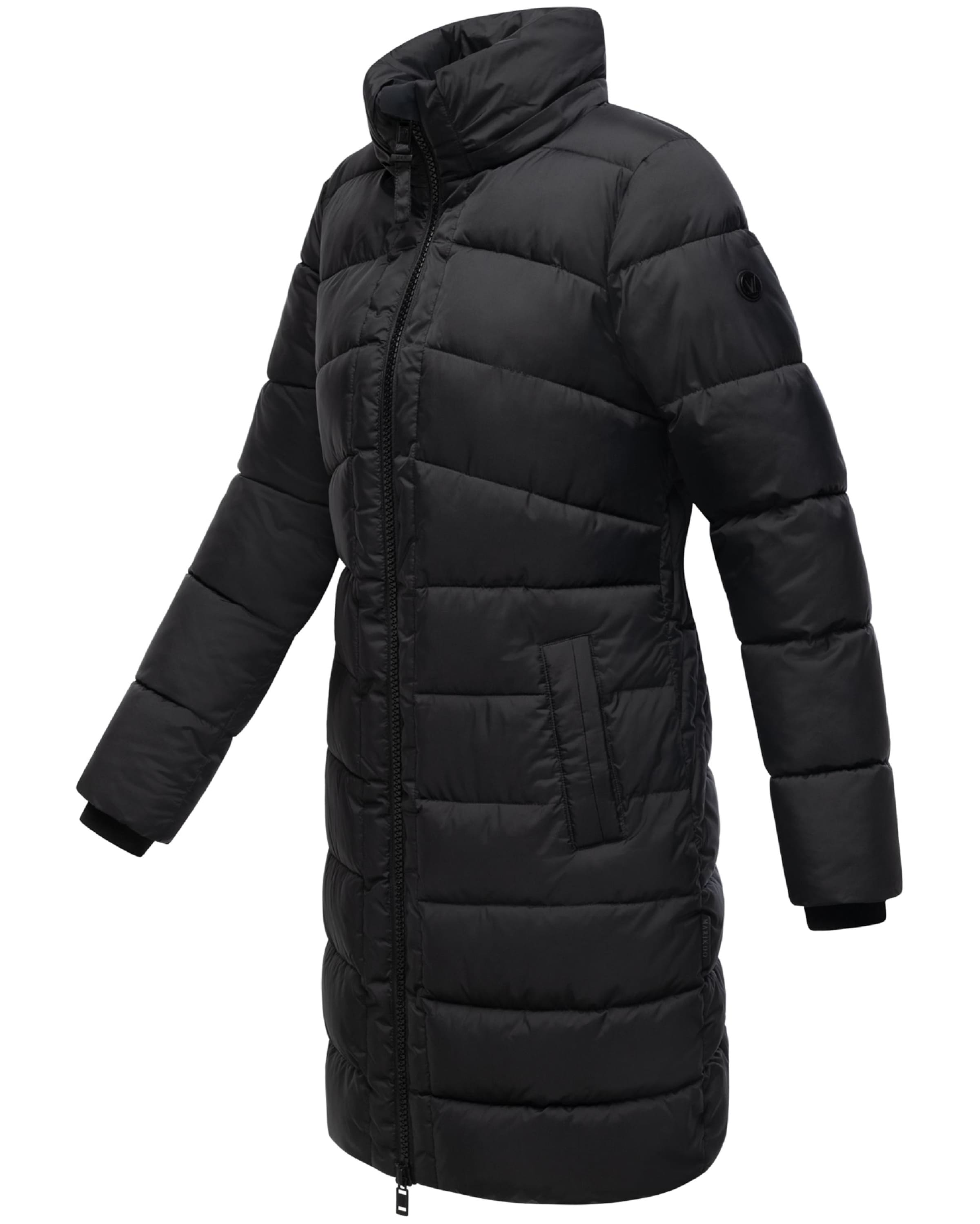 MARIKOO Płaszcz zimowy 'Kaltnäschen 16' w kolorze czarny