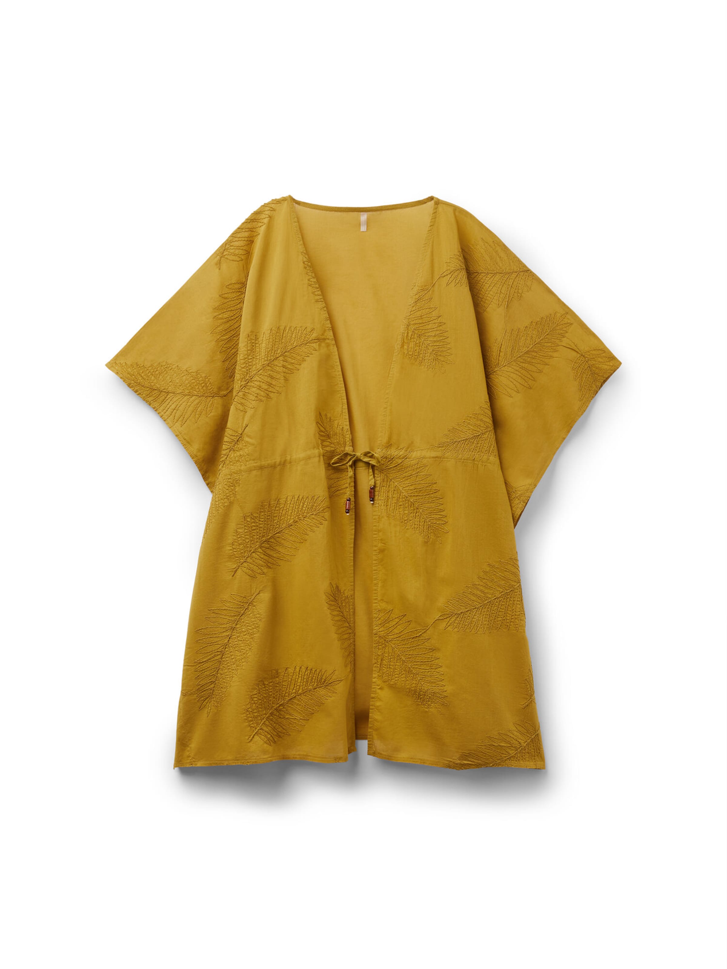 CALZEDONIA Kimono in Gelb: Vorderseite