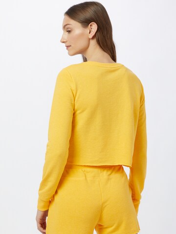 ONLY PLAY Athletic Sweatshirt 'MIKA' in Yellow