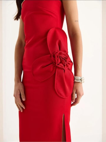 Bianco Lucci Jurk 'Maxi' in Rood