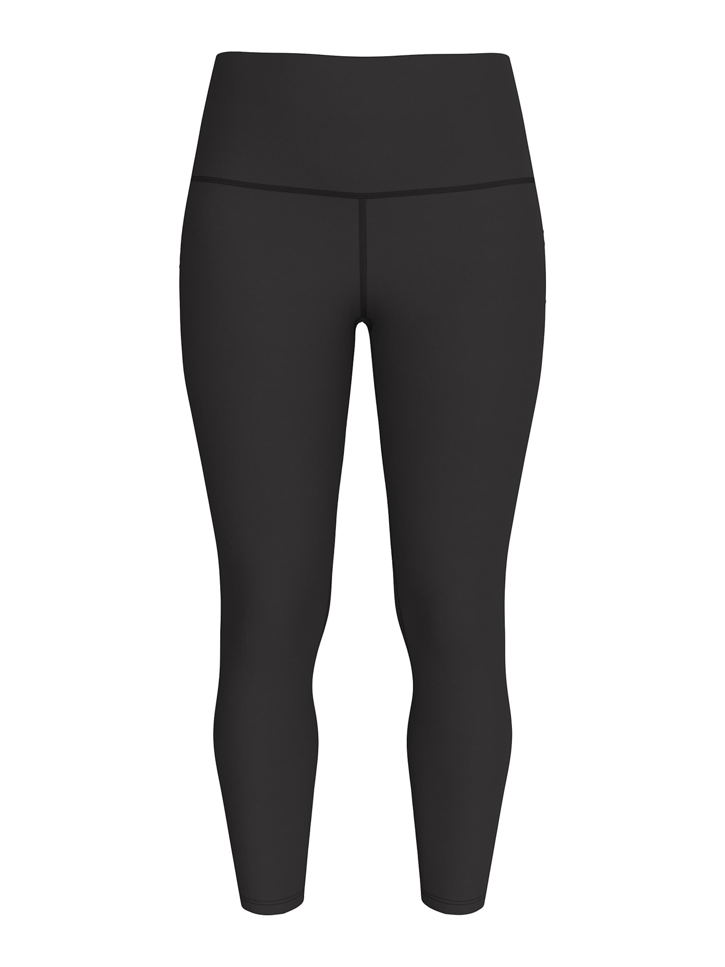 Calvin Klein Sport Skinny Sporthose in Schwarz: Vorderseite
