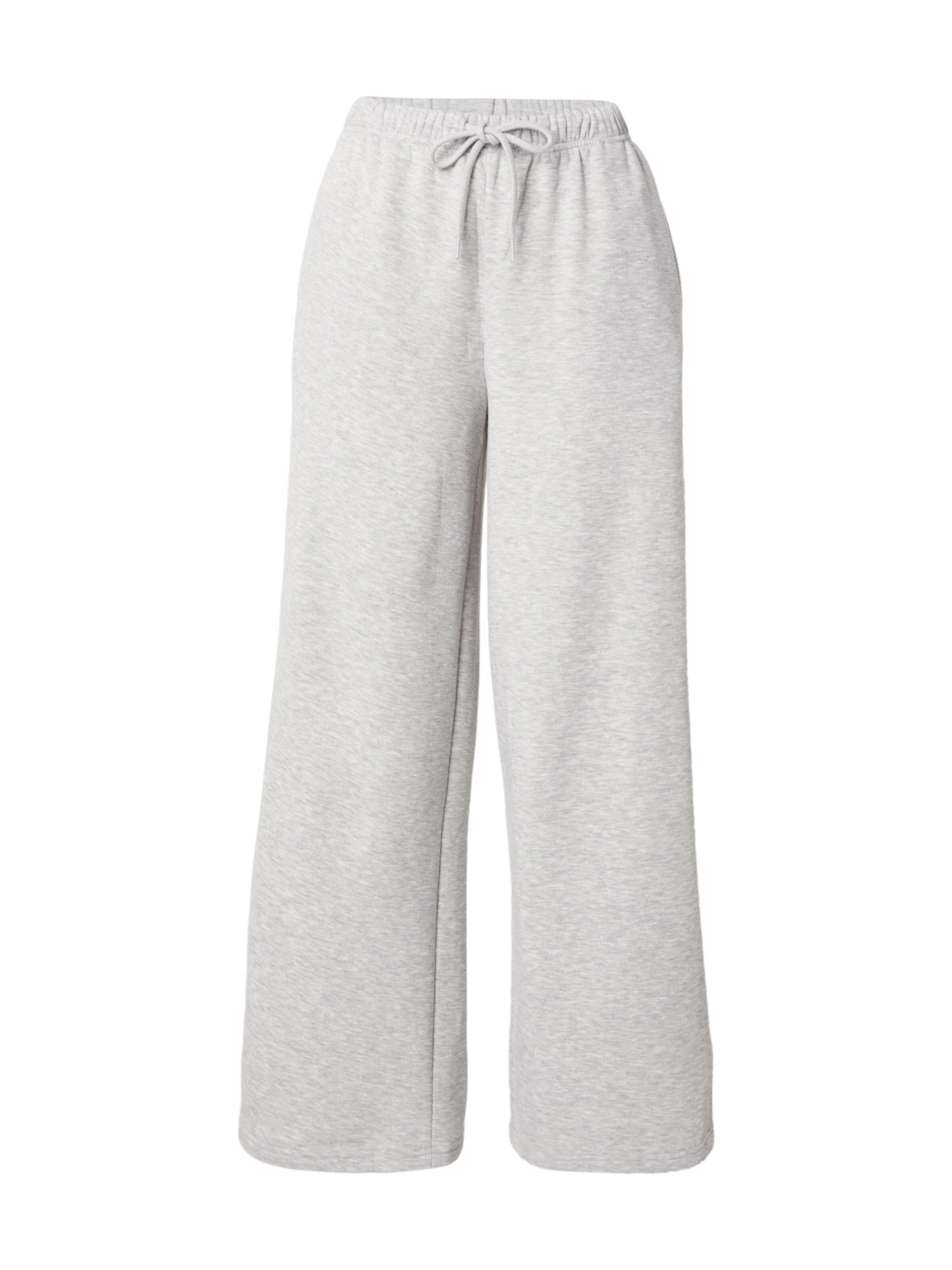 PIECES Wide Leg Housut 'PCChilli' värissä harmaa: etupuoli