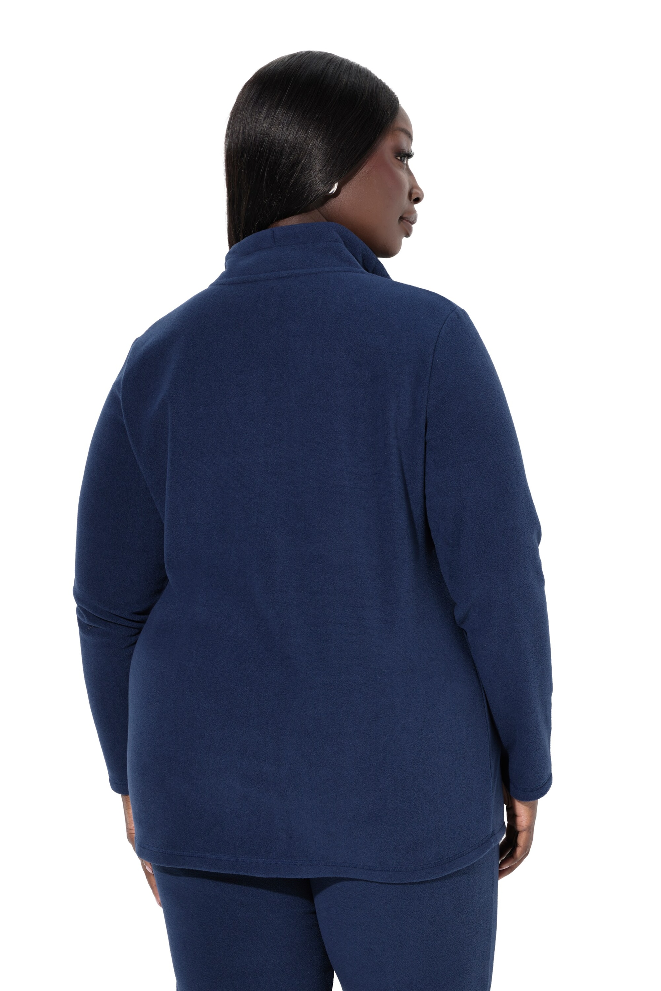 Ulla Popken Fleecetakki värissä sininen