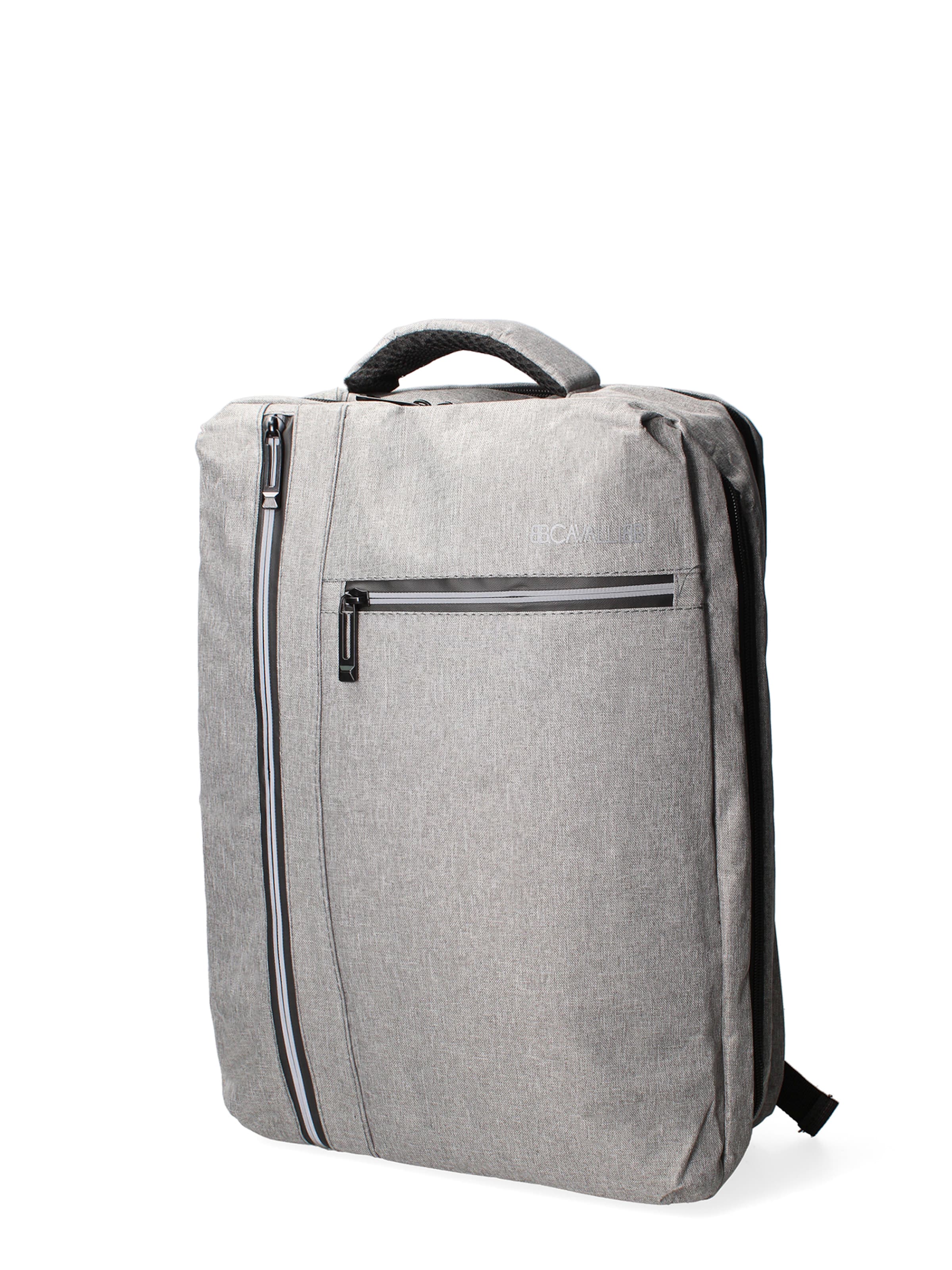 Zaino 'Zaino Unisex Nylon 100% con Zip e Tasche Multifunzionali - B Cavalli' di B. Cavalli in grigio
