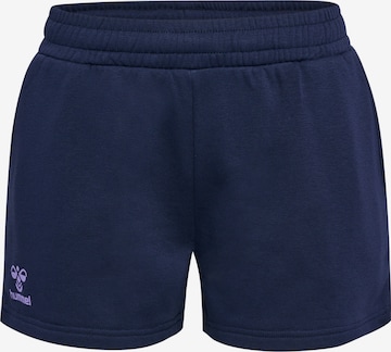 Hummel Regular Sportshorts 'Staltic' in Blau: predná strana