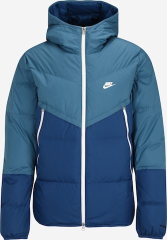 Geacă de iarnă de la Nike Sportswear pe albastru: față