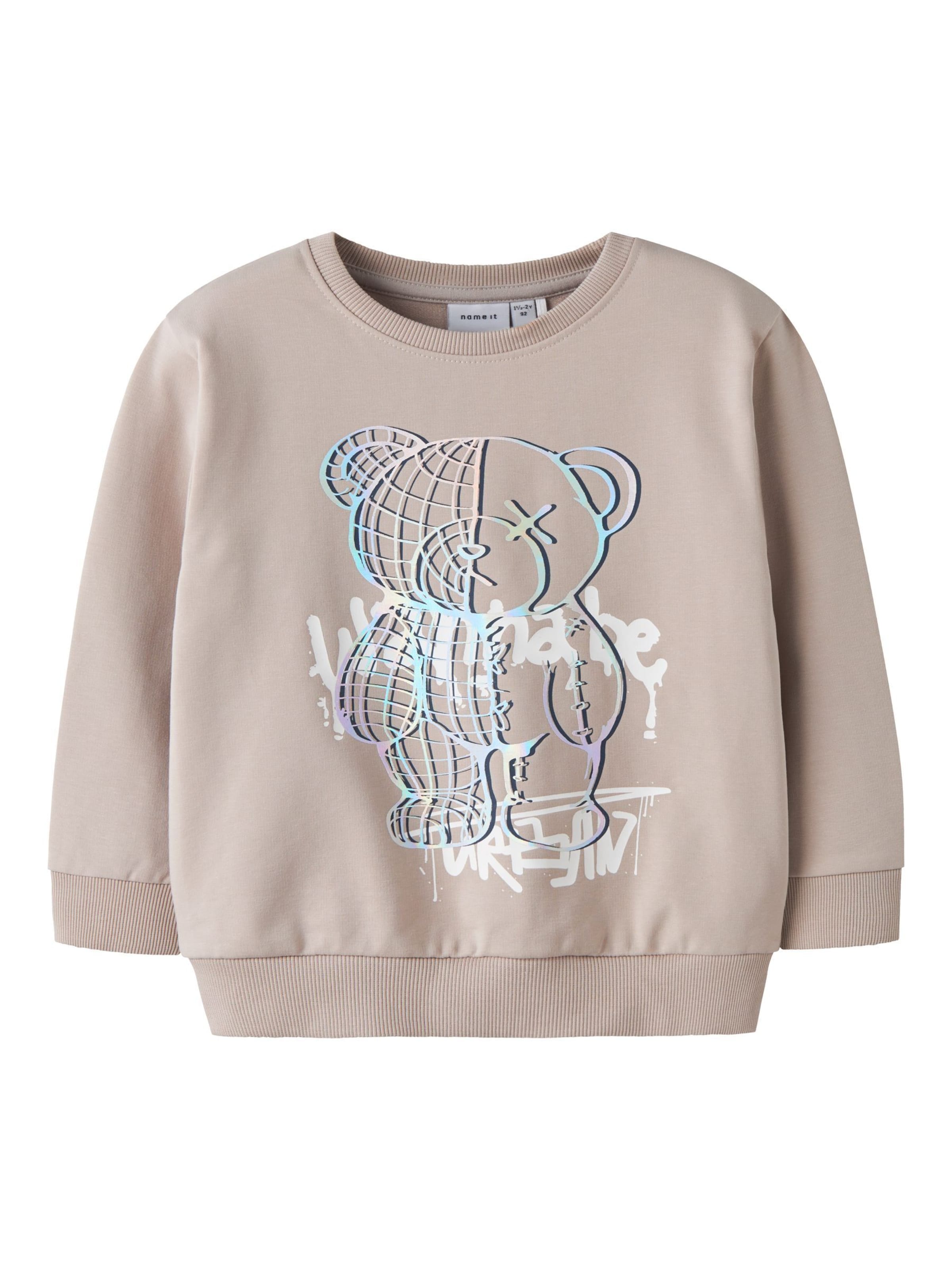 Sweat NAME IT en gris : devant