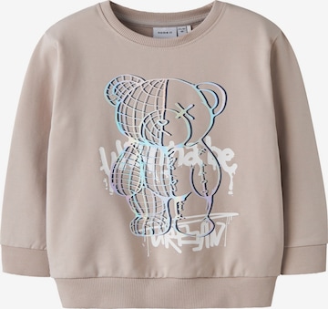 Sweat NAME IT en gris : devant