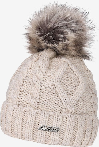Neverless Mütze 'Julie' in Beige: Vorderseite