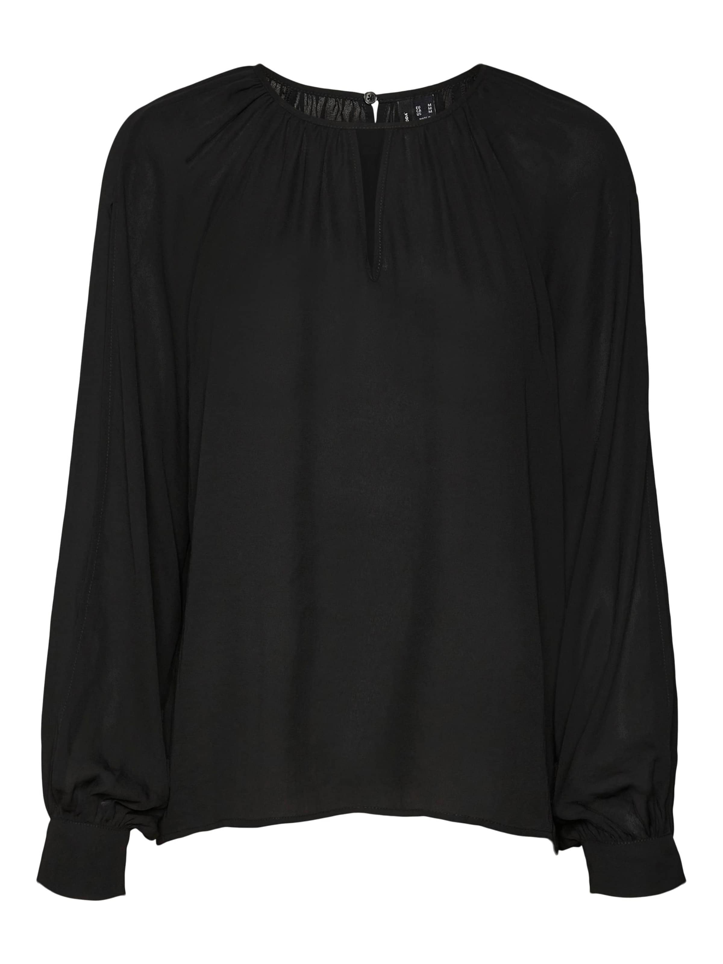 VERO MODA Μπλούζα 'PETRA' σε μαύρο: μπροστά