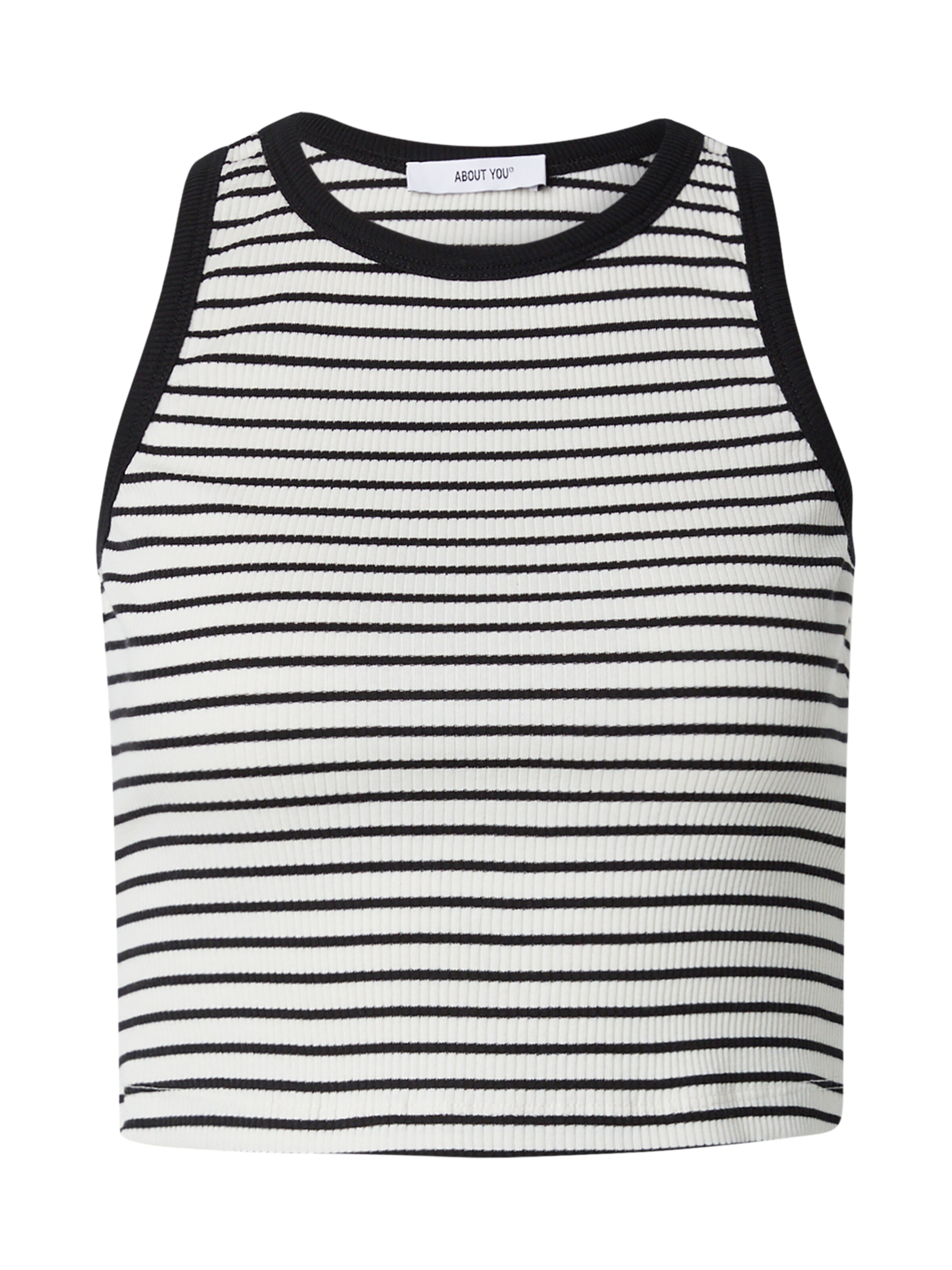 ABOUT YOU Toppi 'Denise' värissä valkoinen: etupuoli