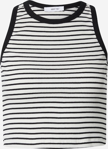 ABOUT YOU Toppi 'Denise' värissä valkoinen: etupuoli