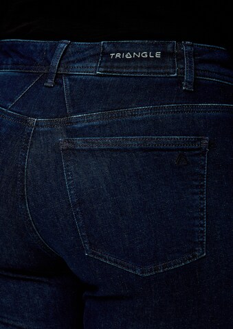 TRIANGLE Slimfit Jeans i blå