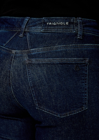 TRIANGLE Slimfit Jeans i blå