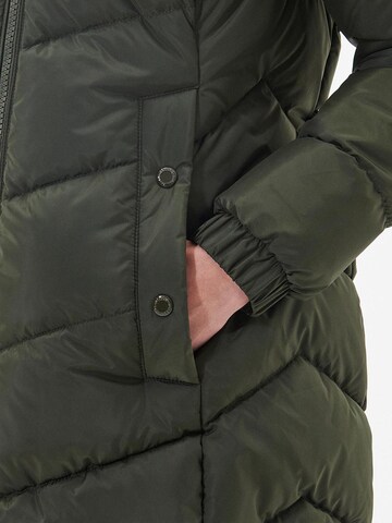 Barbour International Winter Coat in Green