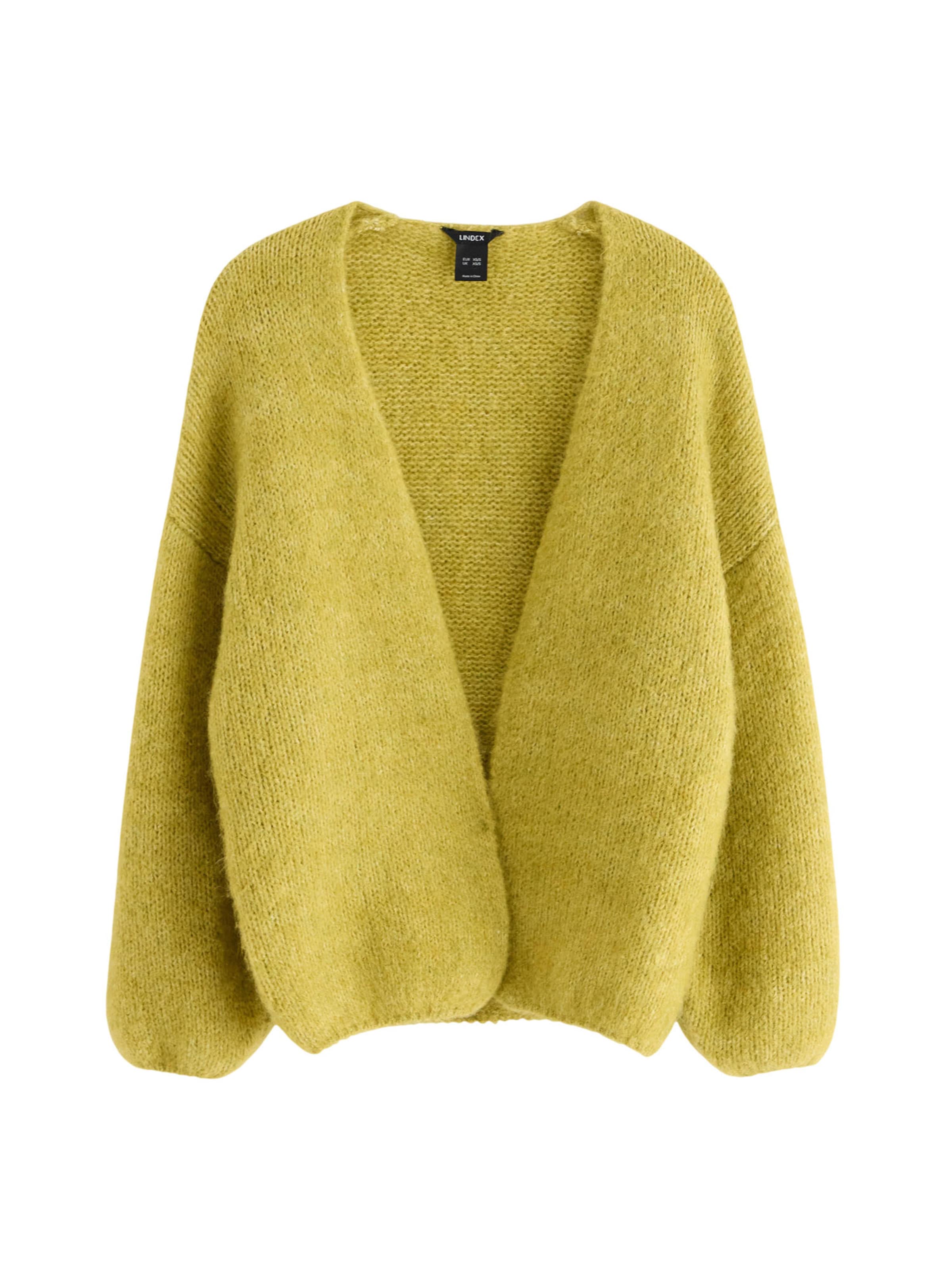 Lindex Strickjacke 'Vanessa' in Grün: Vorderseite