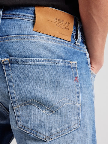 REPLAY Slimfit Jeans 'GROVER' in Blau