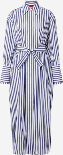 HUGO Kleid 'Keneyta' in dunkelblau / weiß, Produktansicht