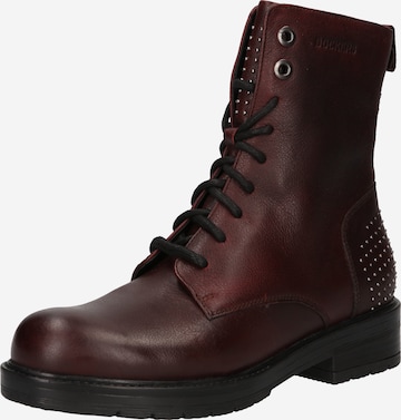 Dockers by Gerli Lace-Up Ankle Boots in Red: front