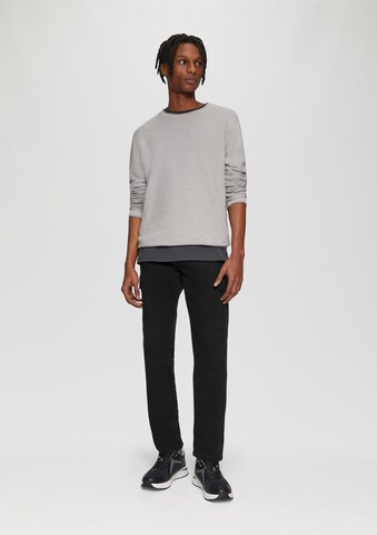 Coupe slim Pantalon cargo QS en noir