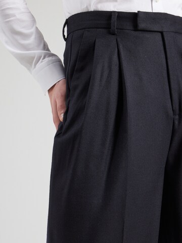 Wide Leg Pantalon à pince TOPMAN en bleu