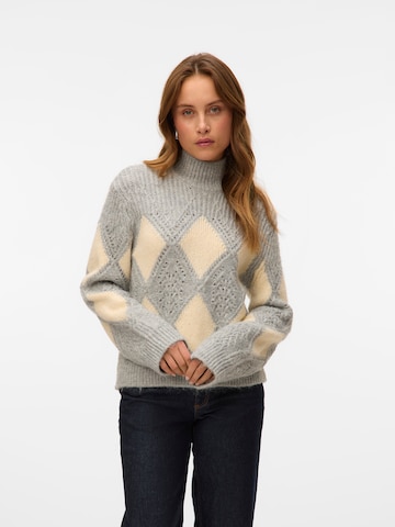 VERO MODA Свитер 'VMPaloma' в Серый: спереди
